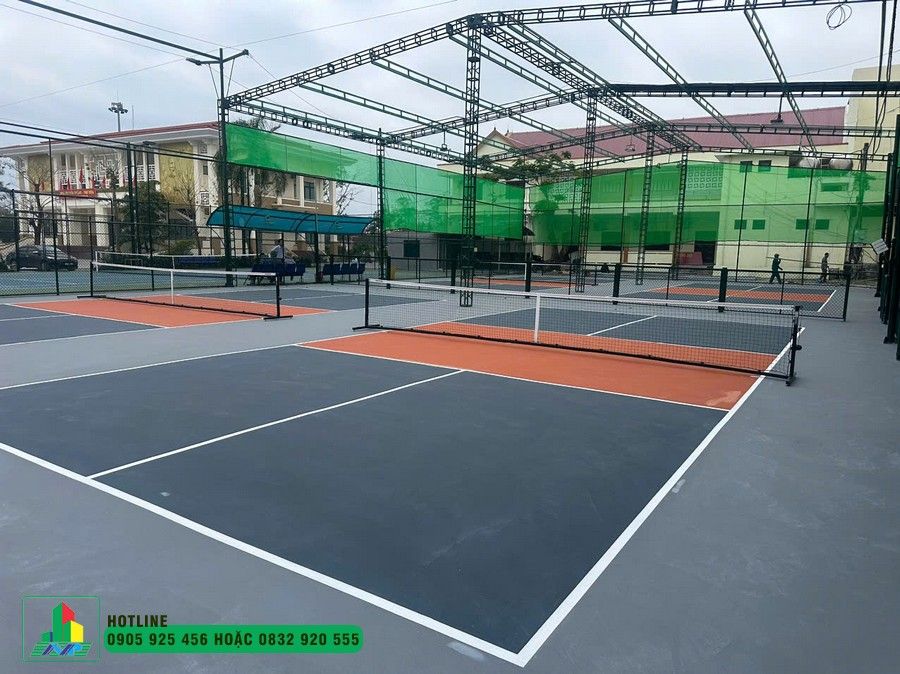 Các công trình sân Tennis và sân bóng đá tiêu chuẩn đã bàn giao